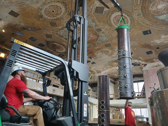 New business is brewing on 100 Seneca's first floor as incoming restaurant installs 3,000-liter still