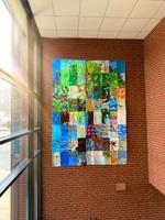 Collaborative art piece created at Rocky Grove