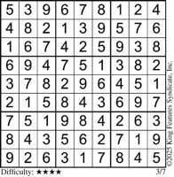 Sudoku Answers